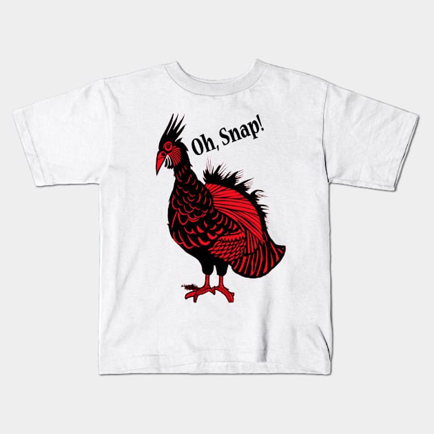 oh snap funny Thanksgiving day 2022 Kids T-Shirt by CartWord Design